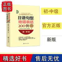 正版新版日语句型地道表达200例(初中级)红蓝宝书1000词蓝宝书n1到n5新标准日本语日语零基础入门口语大全日语小说语