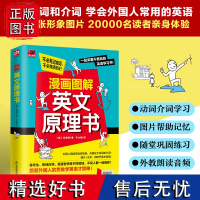 正版漫画图解英文原理书英语入门自学教材零基础0基础学英语英语初级英文学习书从零开始学英语把你的英语用起来英语学习方法语法