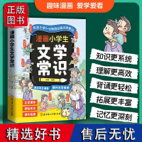 漫画小学生文学常识包含小学1-6年级必背文学常识小学生课外课本没有考试要考拓宽文学视野提升核心素养孩子读得懂学得透