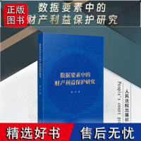 2024新书 数据要素中的财产利益保护研究 苏今 著 人民法院出版社 9787510942037