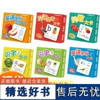 学习助力大卡6册任选 汉语拼音识数识字英语字母音标3-4-6岁宝宝学成语语文启蒙教具儿童快乐学音标卡口语启蒙幼儿园英语书