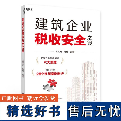 正版 建筑企业税收安全之策 肖太寿,杨璐 著 中国财政经济出版社