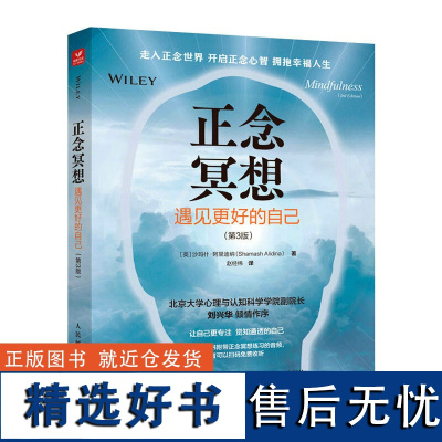 正版正念冥想:遇见更好的自己 第3版 沙玛什·阿里迪纳著人民邮电出版社认识自我为正念做准备接纳与认知疗法书籍正版