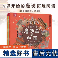 唐诗里的中国全3册绘本故事书 5岁开始的唐诗拓展阅读由盛转衰的唐朝历史王朝气象丝绸之路珍奇异宝唐诗史料狸家童书读透唐诗宋