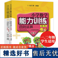 四则运算+图形与几何+问题解决第一册全套 小学数学能力训练系列 张天孝著适用一二年级小学生课外辅导教材附答案思维能力训练