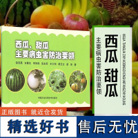 正版西瓜甜瓜主要病虫害防治要领赵廷昌编 西瓜甜瓜种植栽培技术书西瓜病虫害防治及安全用药书西瓜高效生产技术全书西瓜种植书籍