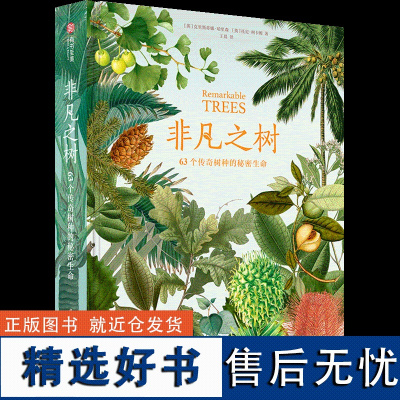 非凡之树 63个传奇树种的秘密生命 树种 普及读物 180余幅珍藏博物画 精彩呈现63个传奇树种的科普知识和有趣故事植物