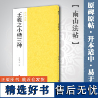 王羲之小楷三种 黄庭/孝女曹娥碑/乐毅论经典碑帖集全貌精选高清彩色放大版毛笔书法 楷书入门临摹基础教程中国碑帖名品 南山