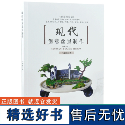 现代创意盆景制作 0285 马伯钦 著 一种与众不同的盆景 微型盆景制作方法 现代创意盆景百景随笔例图 盆景艺术书 中国