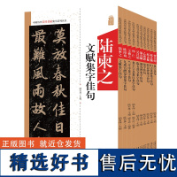 中国历代名碑名帖集字系列丛书集字佳句10本 欧阳询九成宫醴泉铭 颜真卿勤礼碑 赵孟頫胆巴碑 王羲之兰亭序 曹全碑 吴昌硕