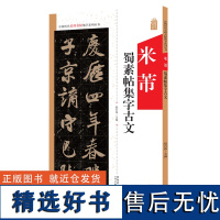 米芾蜀素帖集字古文 中国历代名碑名帖集字系列丛书 陆有珠 行书毛笔字帖书法临摹米字格 前赤壁赋岳阳楼记 安徽美术出版社