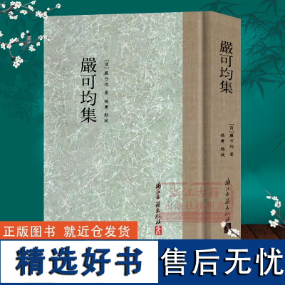 严可均集(精) 中国清代古典散文随笔杂文精选集诗歌诗集 繁体竖版国学古代散文选本小传故事书 初中高中学生国学学习阅读正版