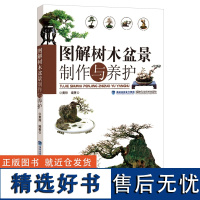 [店] 图解树木盆景制作与养护 盆景入门教程书 盆景制作技巧参考书 树木盆景造型艺术书 盆景养护管理书籍