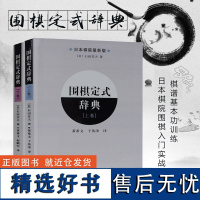 围棋定式辞典上下卷两册套装日本棋院围棋入门书籍实战棋谱基本功训练 围棋定式大全围棋专业技巧学校围棋教材