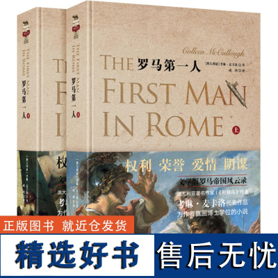 正版书籍罗马D一人上下全2册恺撒荆棘鸟作者 考琳麦卡洛著 罗马主宰系列长篇古罗马历史小说凯撒迷失古罗马激荡历史 文学书