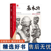 基本功石膏像 2021基础知识五官讲解石膏面像多角度常规经典素描石膏头像临摹范本美术高考联考教材教程书籍