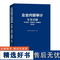 企业内部审计实务详解 审计程序 实战技法 案例解析 第2版 内部审计书籍 企业内部审计工作解读指引实操指南书