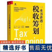 [书]一本书讲透税收筹划蔡昌 等著中国人民大学9787300291680书籍