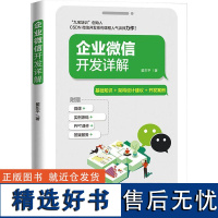 书籍正版 企业开发详解 翟东平 清华大学出版社 工业技术 9787302607786