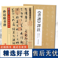 孙过庭书谱 原帖+译注全2册 孙过庭书谱书论书谱译注解析毛笔草书