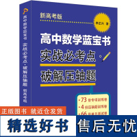 高中数学蓝宝书 实战必考点.破解压轴题+知识点梳理精讲贯通 李正兴著 高中数学专项精练精讲精析 高三高考学生复习用书