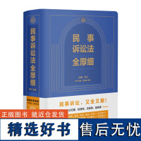 民事诉讼法全厚细 冯江 民事诉讼 全厚细 民商事实务 民事 法律工具书