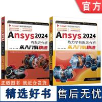 套装 Ansys2024有限元分析 热力学 入门到精通 套装共2册