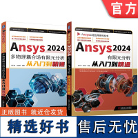 套装 Ansys2024有限元分析 多物理耦合场 入门到精通 套装共2册