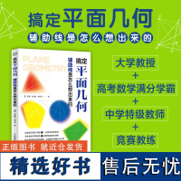 []搞定平面几何:辅助线是怎么想出来的 抽丝剥茧讲解几何题 展示平面几何题求解的过程 数学几何初高中学习图书籍正版