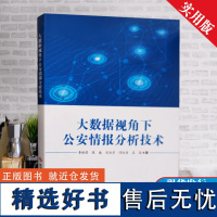 全新正版 大数据视角下公安情报分析技术 科学技术文献出版社