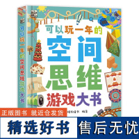 可以玩一年的空间思维游戏大书 点线面体 空间思维锻炼 5-12岁小学生课外阅读书体验层层闯关的乐趣