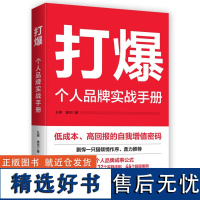 打爆:个人品牌实战手册 从0到1光速打造超级影响力打造个人品牌 低成本高回报的自我增值密码