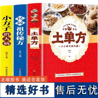 土单方+小方子治大病+民间秘方 全3本民间实用张至顺道长土单方草药书百病食疗中国医书大全食补 民间偏方妙方中国土单方中医