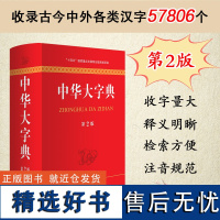 中华大字典(第2版) 新版工具书通用字冷僻字繁体字异体字旧字形高中大学学生实用汉语词语字典辞典 商务印书馆国际有限公司