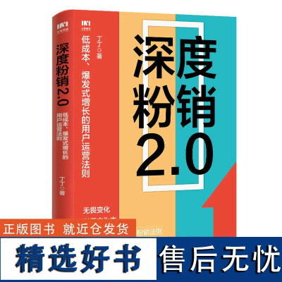 深度粉销2.0 低成本爆发式增长的用户运营法则 丁丁著 市场营销管理销售粉丝工场FANCTORY书籍私域流量直播书籍正版