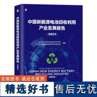 中国新能源电池回收利用产业发展报告 中国工业节能与清洁生产协会新能源电池回收(2023)