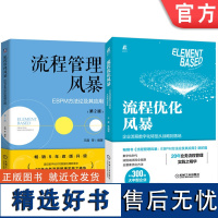 套装 流程优化风暴+流程管理风暴 第2版 套装全2册 管理体系理论方法书 企业内部管理书籍 数字化时代新流程管理优化书籍