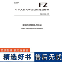 纺织品熔融纺丝异形孔喷丝板纺织行业标准FZ/T 92043-2023