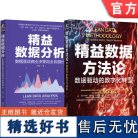 套装 精益数据方法论 数据驱动的数字化转型+精益数据分析 数据驱动商业决策与业务增长 套装全2册 企业数字化转型数据分析