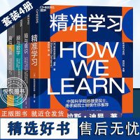 [正版]人的自然学习法则 精准学习+脑与阅读+脑与数学+脑与意识 套装4册 脑科学神经科学 心理学书籍人文社科科普读物书