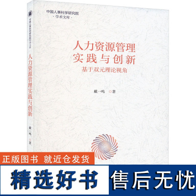 人力资源管理实践与创新 基于双元理论视角 戴一鸣 著 人力资源经管、励志 正版图书籍 经济科学出版社