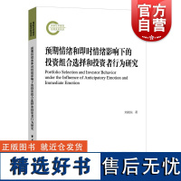 预期情绪和即时情绪影响下的投资组合选择和投资者行为研究 刘晓东著上海远东出版社行为金融学理论体系现状掌控情绪理性投资