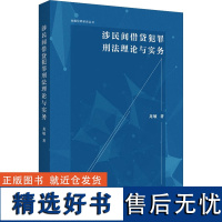 涉民间借贷犯罪刑法理论与实务 龙敏 著 法学理论社科 正版图书籍 上海人民出版社