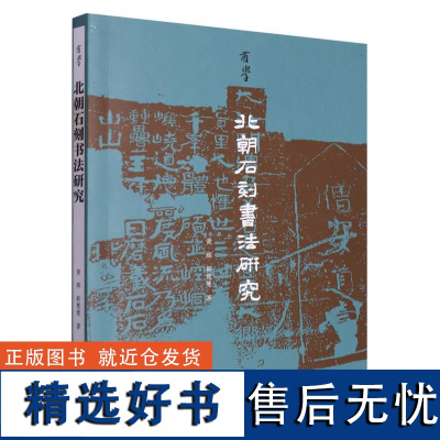 有学丛书:北朝石刻书法研究 北朝摩崖刻经/墓志隶书/魏碑体/写经书法/佛道造像碑/北凉书风 书法艺术研究石刻文风格分析