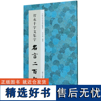 智永千字文集字名言二百句/中国历代经典碑帖集字