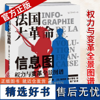 法国大革命信息图 让·克莱芒·马丁 权力与变革全景图谱 罗伯斯庇尔 恐怖统治 断头台无套裤汉 世界近代史 法国军事历史书