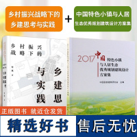 乡村振兴战略下的乡建思考与实践+中国特色小镇与人居生态优秀规划建筑设计方案集 何崴乡村旅游文化公共建筑改造设计案例书籍