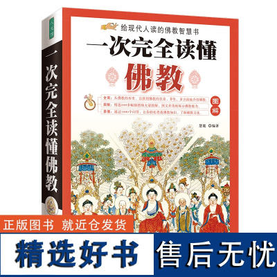 图解一次完全读懂佛经佛学书籍心经金刚经法华经华严经楞严经六祖坛经佛学经书研究佛法佛书籍修身修养 基础知识书籍抄经本