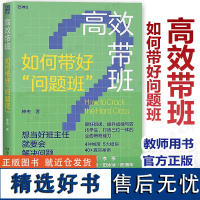 高效带班 如何带好问题班 教师用书 4种维度 5大模块 40+真实案例 教学工作策略全覆盖 班主任专业基本功大赛参考用书