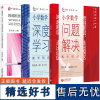 跨越断层数学教育3册 小学数学深度学习教学研究 跨越断层 走出误区 数学课程标准核心词的解读与实践 小学数学问题解决教学